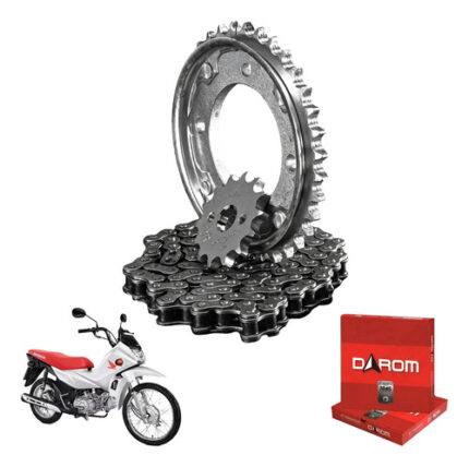 Kit Relação Transmissão Honda Pop 110i 2015 A 2022 Darom
