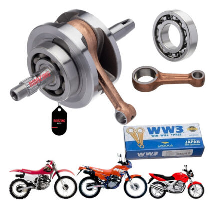 Virabrequim Cbx 200 Strada Xr 200 Nx 200 C/ Biela Completo