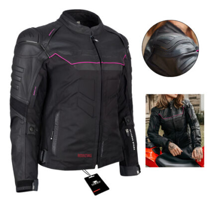 Jaqueta Feminina Couro Texx Falcon V2 Moto