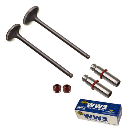 Kit Valvula Cg 125 Titan Fan 2002/2008 Guias +0.1 +0.2 +0.3