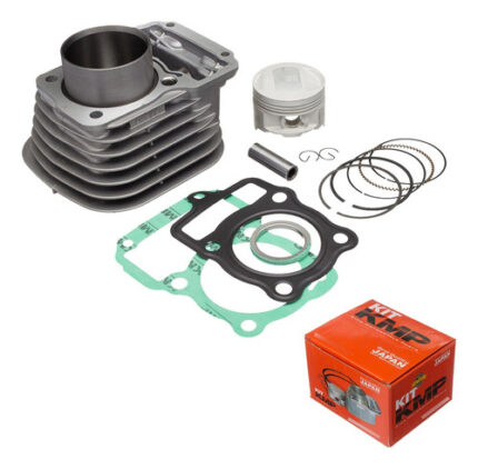 Kit Completo Cilindro Pistao Anel Junta Moto Cg 125 - 2005