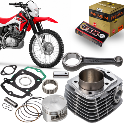 KIT CILINDRO COMPLETO COM ANEL RIK E BIELA TXK INJECTION POWER CRF 230 2007 A 2020